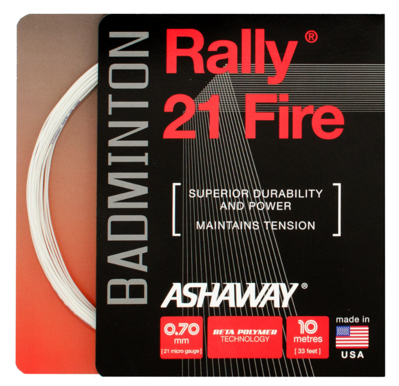 Ashaway Rally 21 Fire String (10m Set) White