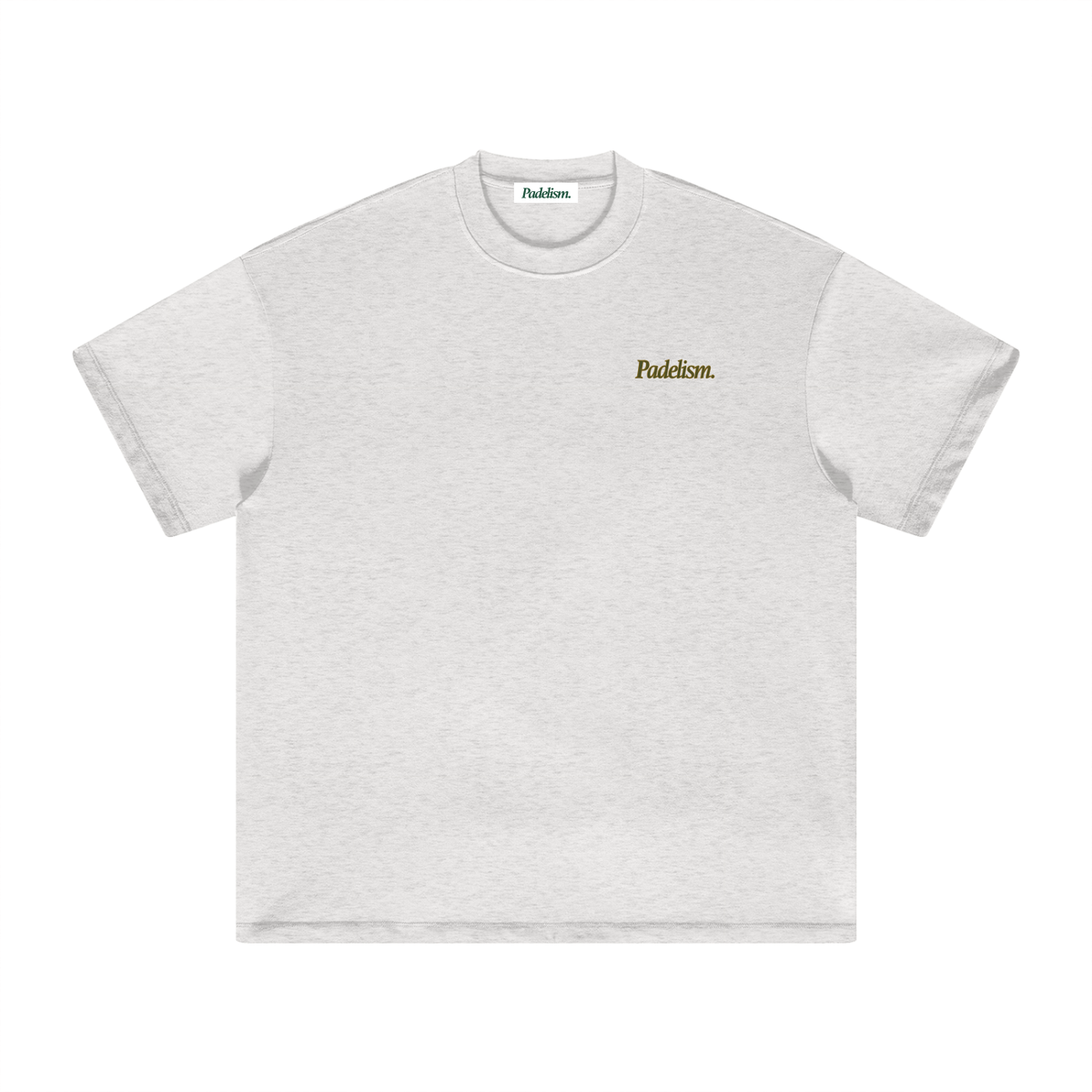 Swing Sign - Heavyweight T-Shirt Oat Gray Padelism