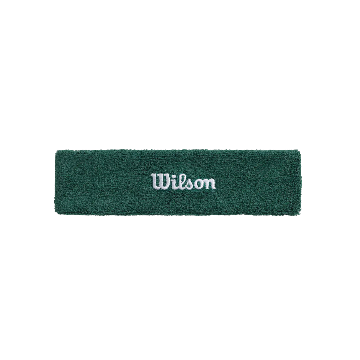 Wilson Terry Logo Headband (Unisex) - White Field Green One Size Accessories Wilson