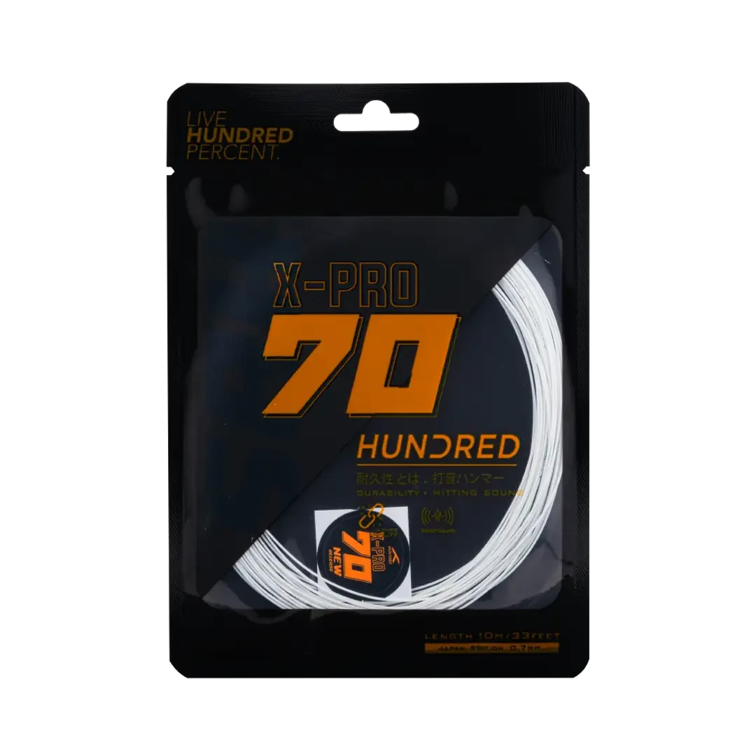 Hundred 70 X Pro Badminton String HBAA-3M016-1 String (Packs) Hundred