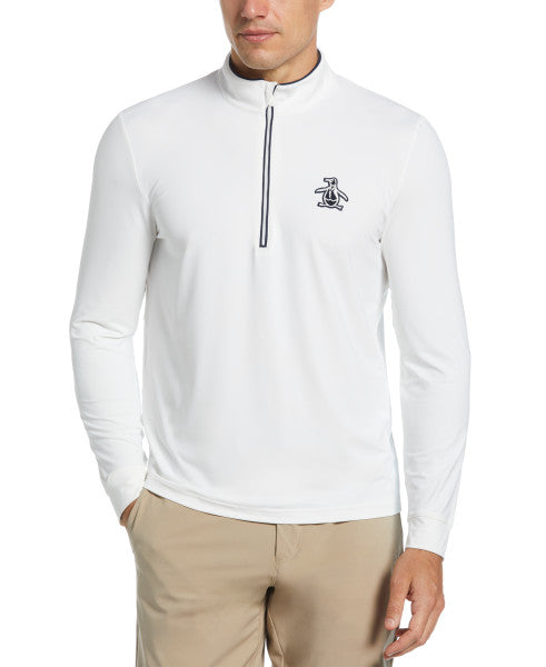 Original Penguin Long Sleeve 1/4 Zip Technical Earl (OGKSE004) Tennis