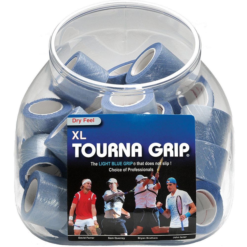 Tourna Grip Single XL 36 Grips - Light Blue
