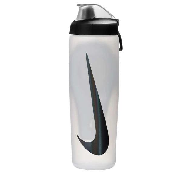 Nike Refuel Bottle Locking Lid 24oz 100.7668.24 Natural Black OS Bottles Nike