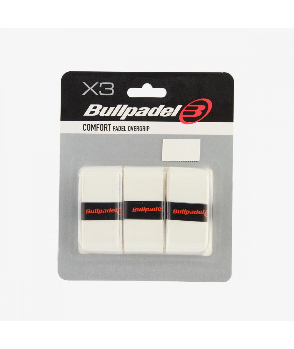 BullPadel GB-1200 Comfort Padel Grips - White