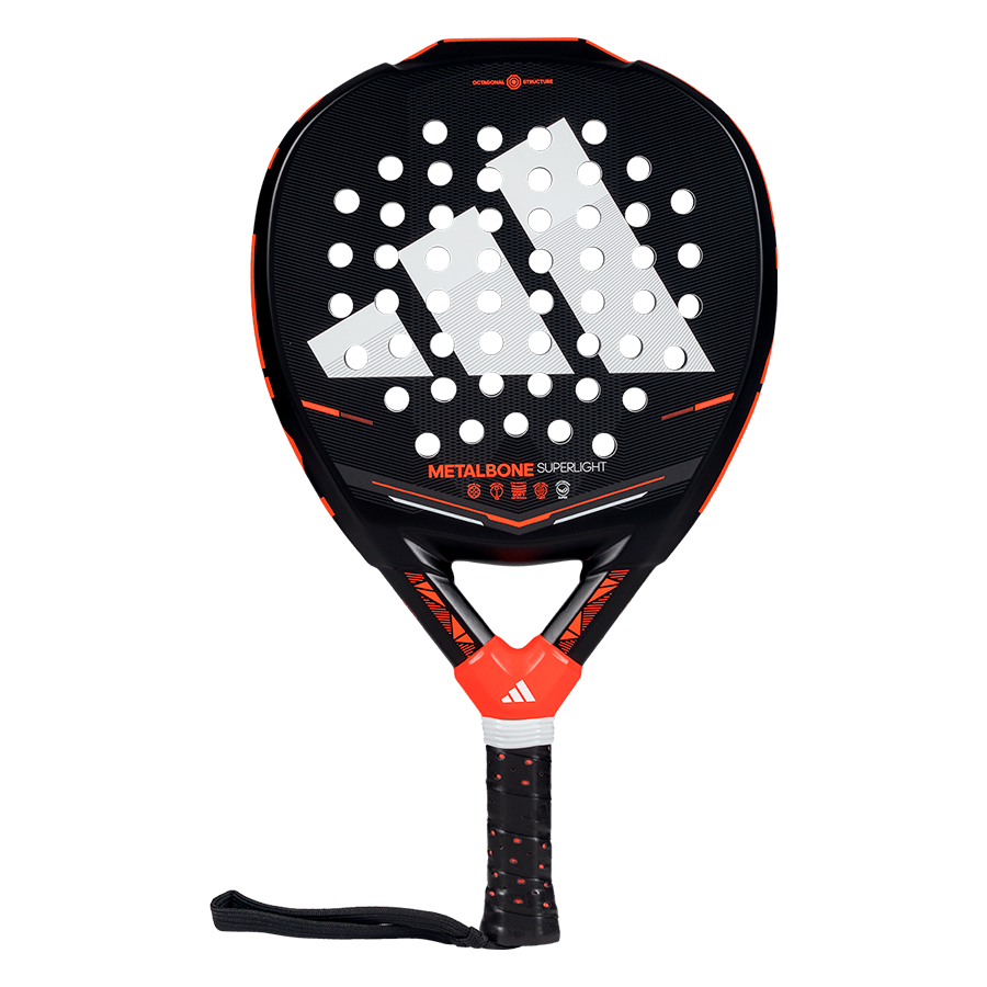 Adidas Metalbone Superlight 2026 Padel Racket - Black/Red Black Red One Size Padel Adidas