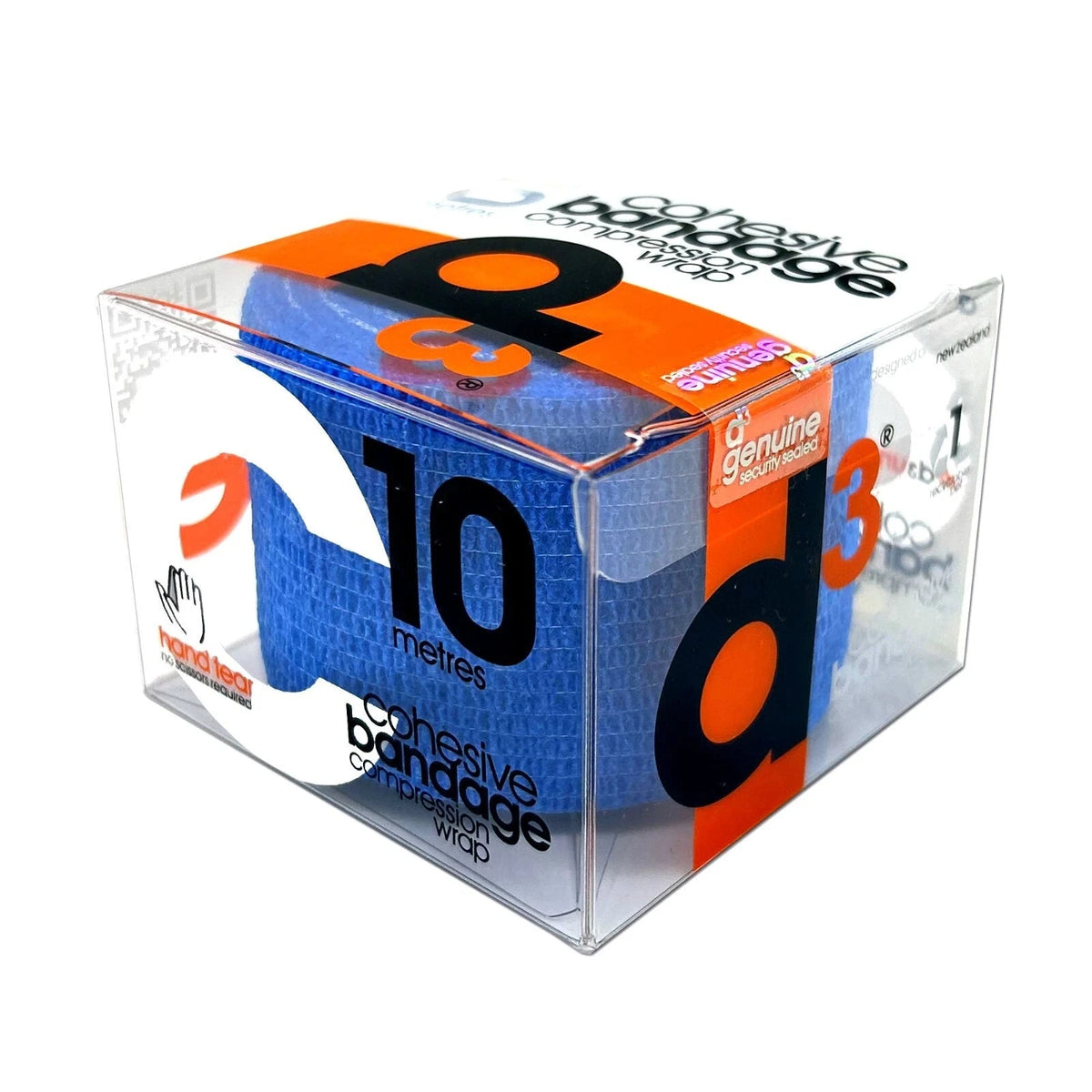 D3 Cohesive Bandage Compression Wrap 10mx50mm - Assorted Colour Choices Blue 50mm x 10m Medical Tape & Bandages D3