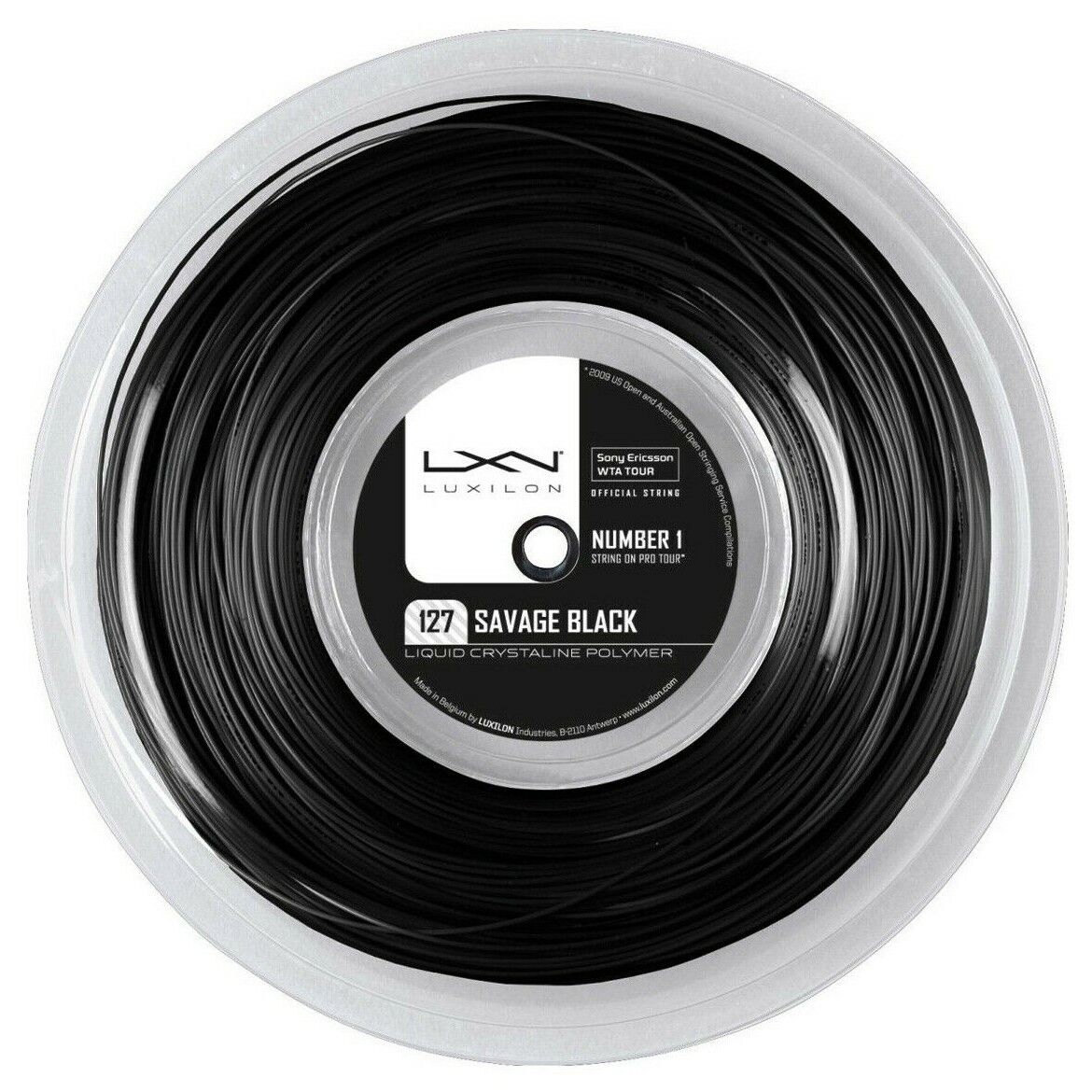 Luxilon Savage Black 1.27mm/200M Tennis Reel WRZ902100