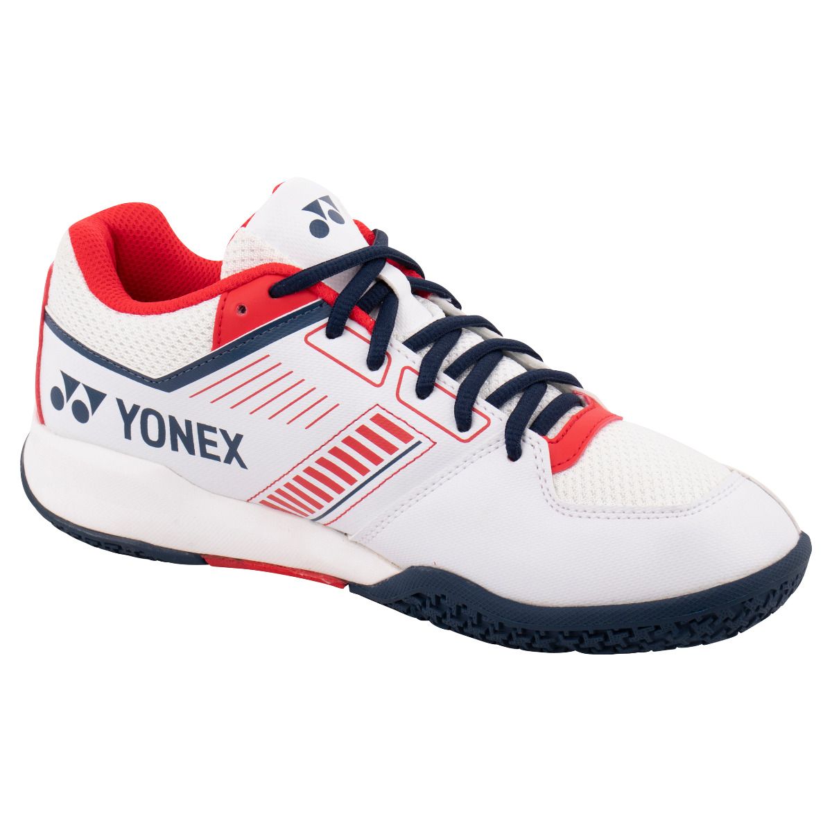 Yonex Power Cushion Strider Flow Wide SHBSF1WEX Badminton Shoes Mens (White/Red)
