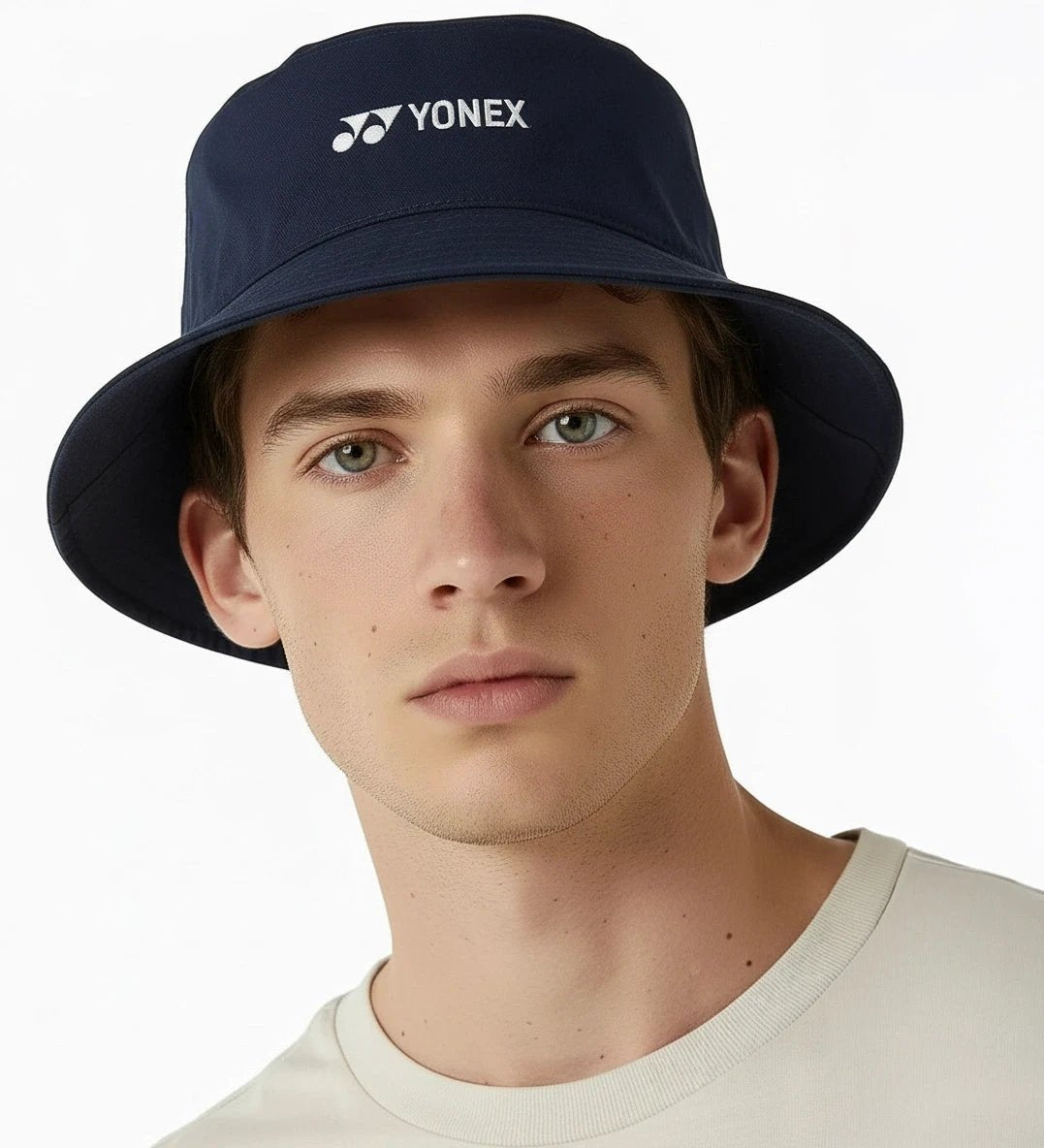 Yonex All England 1899 Reversible Hat 26 - Cream/Navy Accessories Yonex