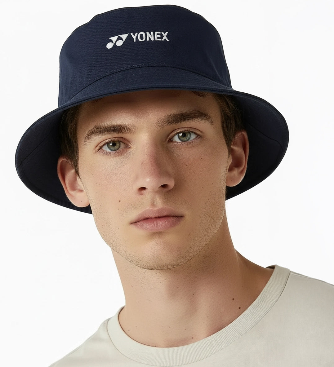 Yonex All England 1899 Reversible Hat 26 - Cream/Navy Accessories Yonex