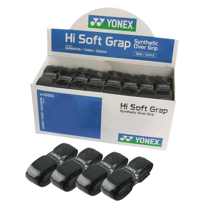Yonex Hi Soft Grap AC420EX (24 Pieces) Black 24 Pieces Clearance Yonex