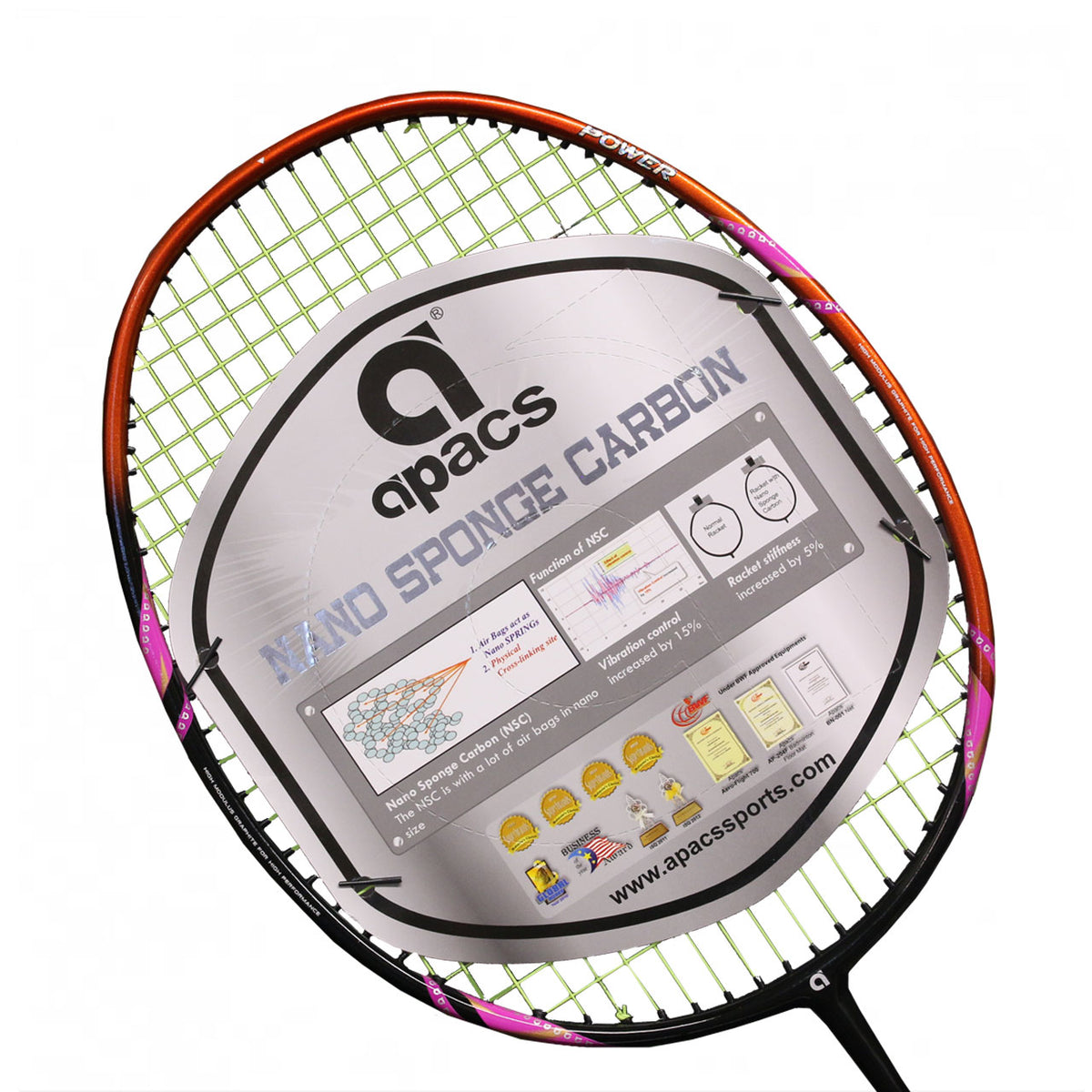 Apacs Accurate 99 Badminton Racket (Strung)