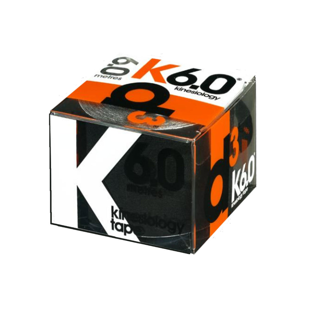 D3 Kinesiology Tape K6.0 50mm x 6m BLACK