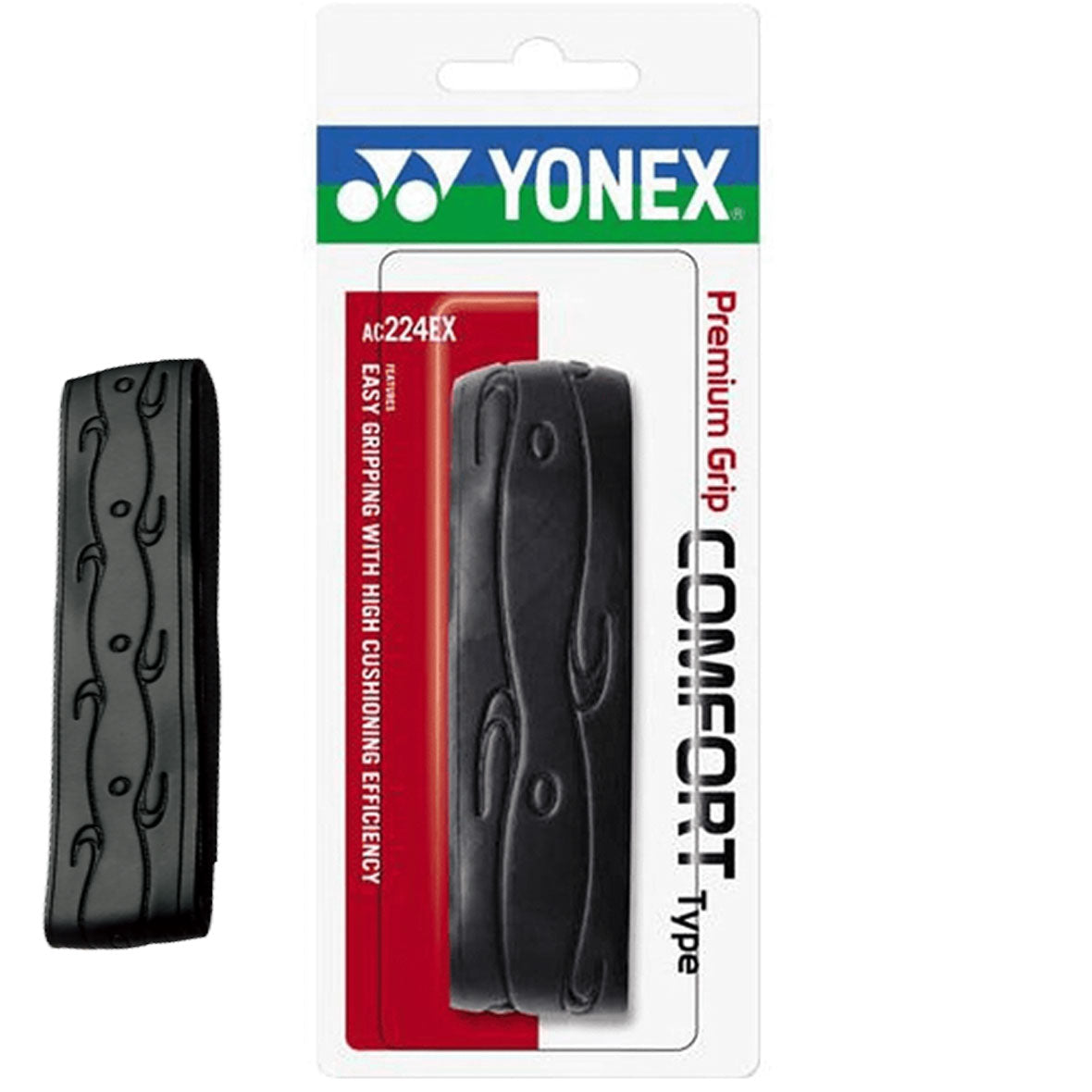 Yonex Premium Grap Comfort AC224 (Single) Black Single Clearance Yonex