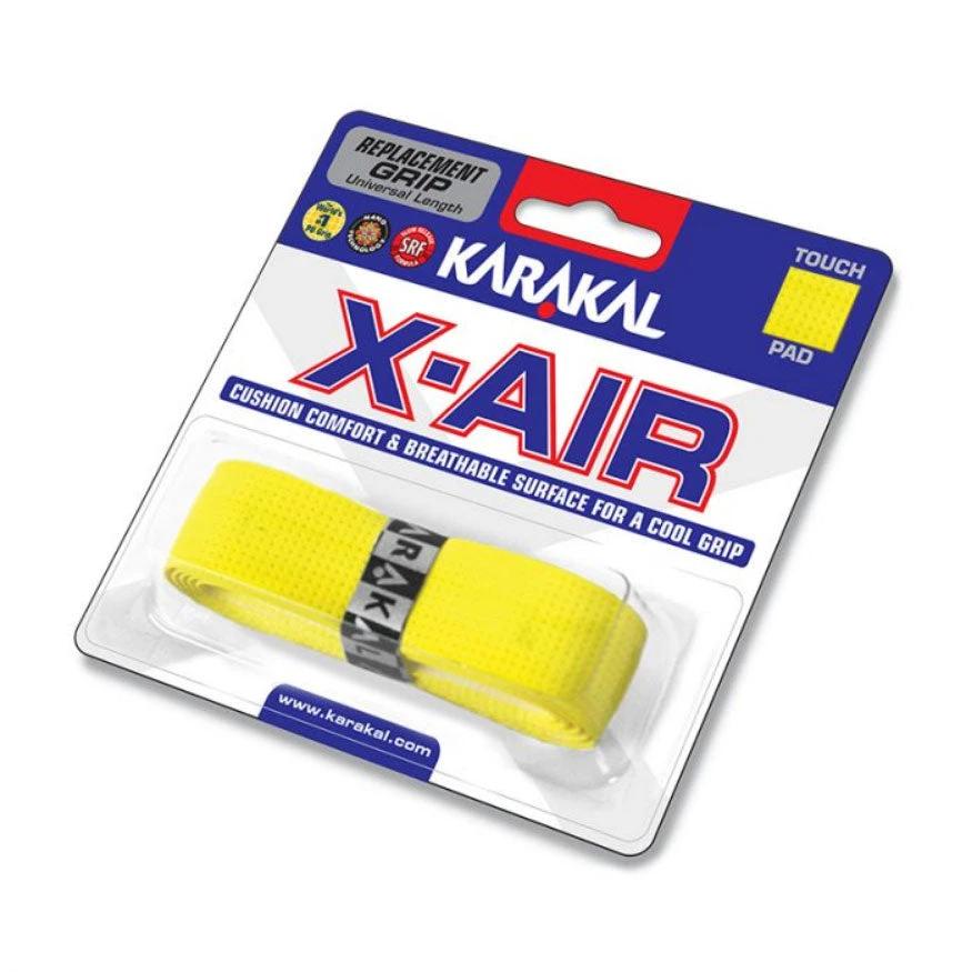 Karakal X-Air Replacement Grips (Single) Yellow Single Replacement Grips Karakal