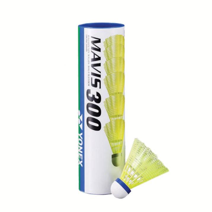 Yonex Mavis 300 Synthetic Shuttles 1/2 Doz Yellow 78 Medium Blue Synthetic Shuttle Yonex