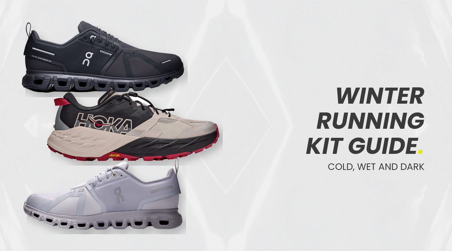 Waterproof running shoes and gloves for winter running in the UK
