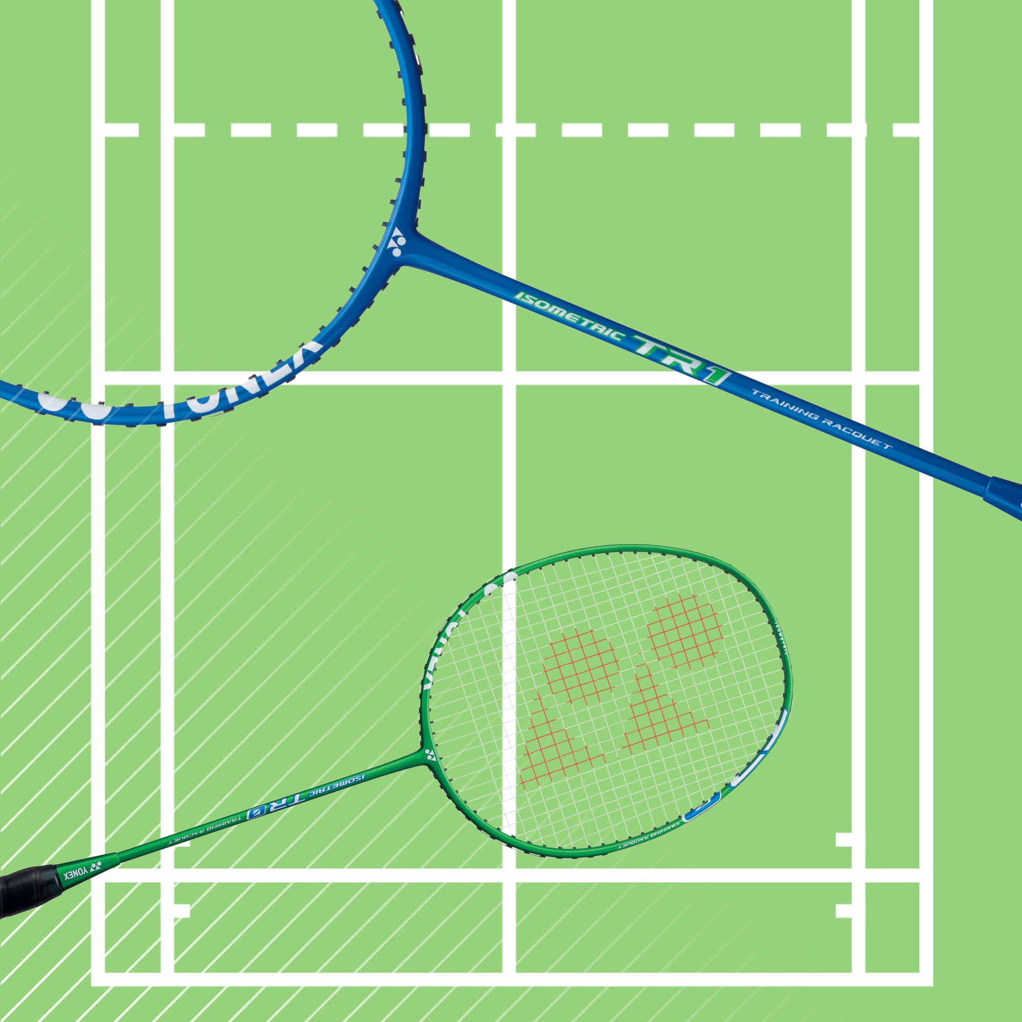 Why are training rackets useful?