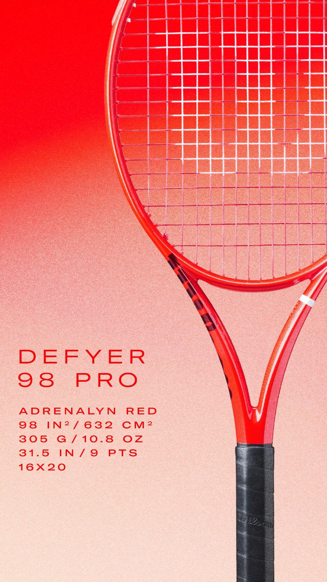 Wilson Defyer 98 Pro specs