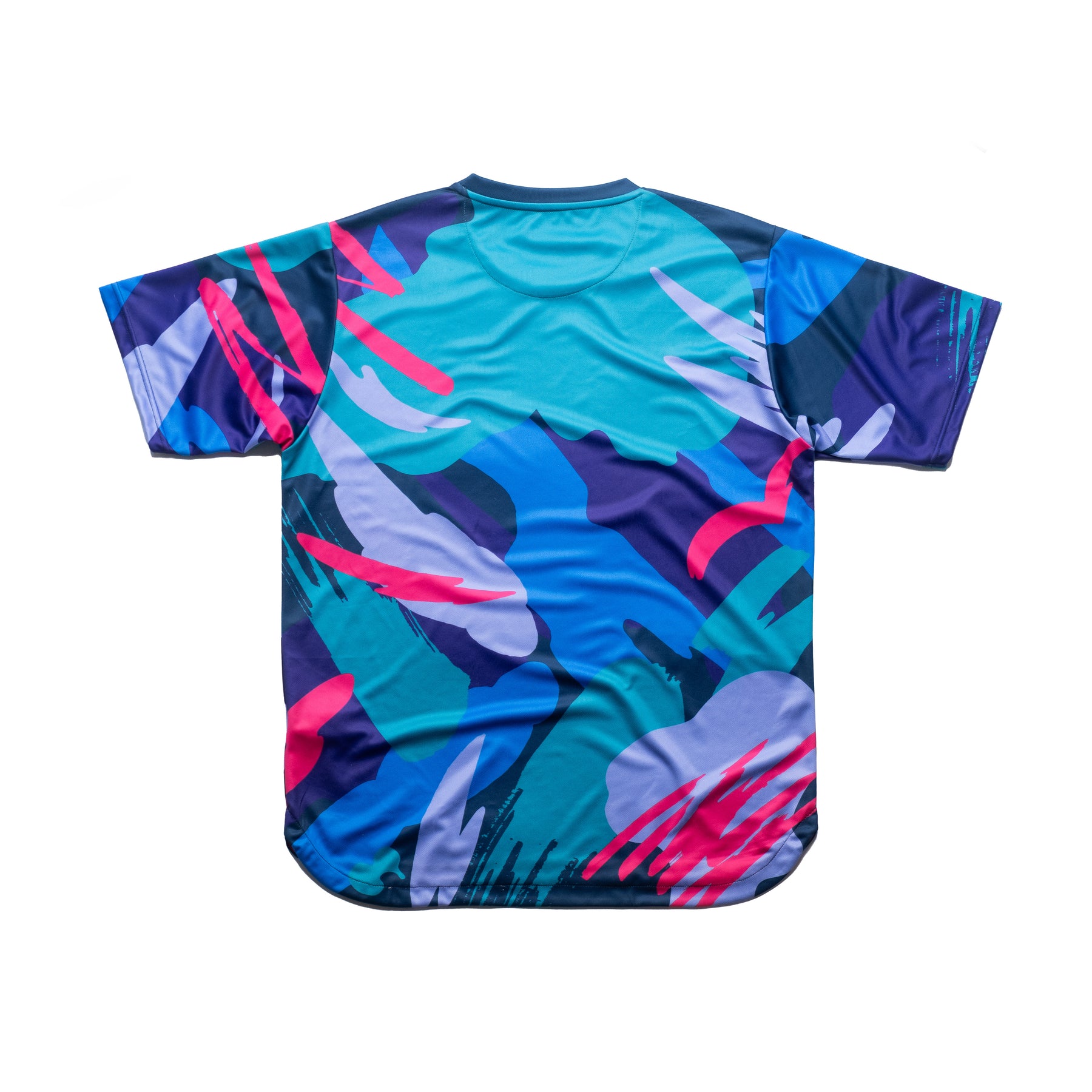 Aixo Abstract T-Shirt Mens (Multicolour Dark)