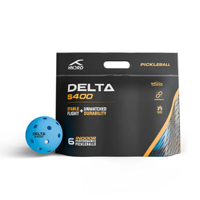Hundred Delta S400 Indoor Pickleball Balls - Pack of 6
