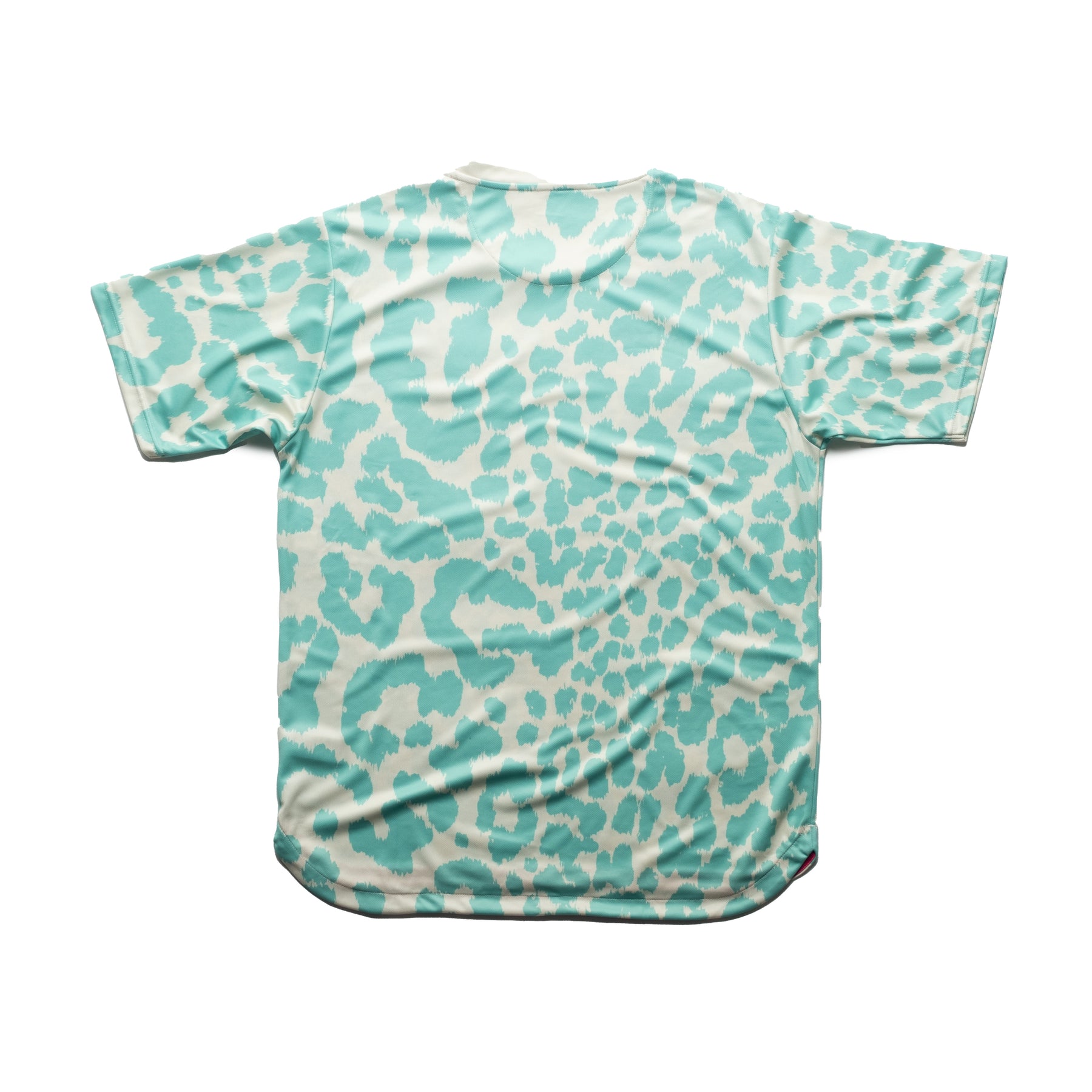 Aixo Leopard Mens T Shirt Ivory