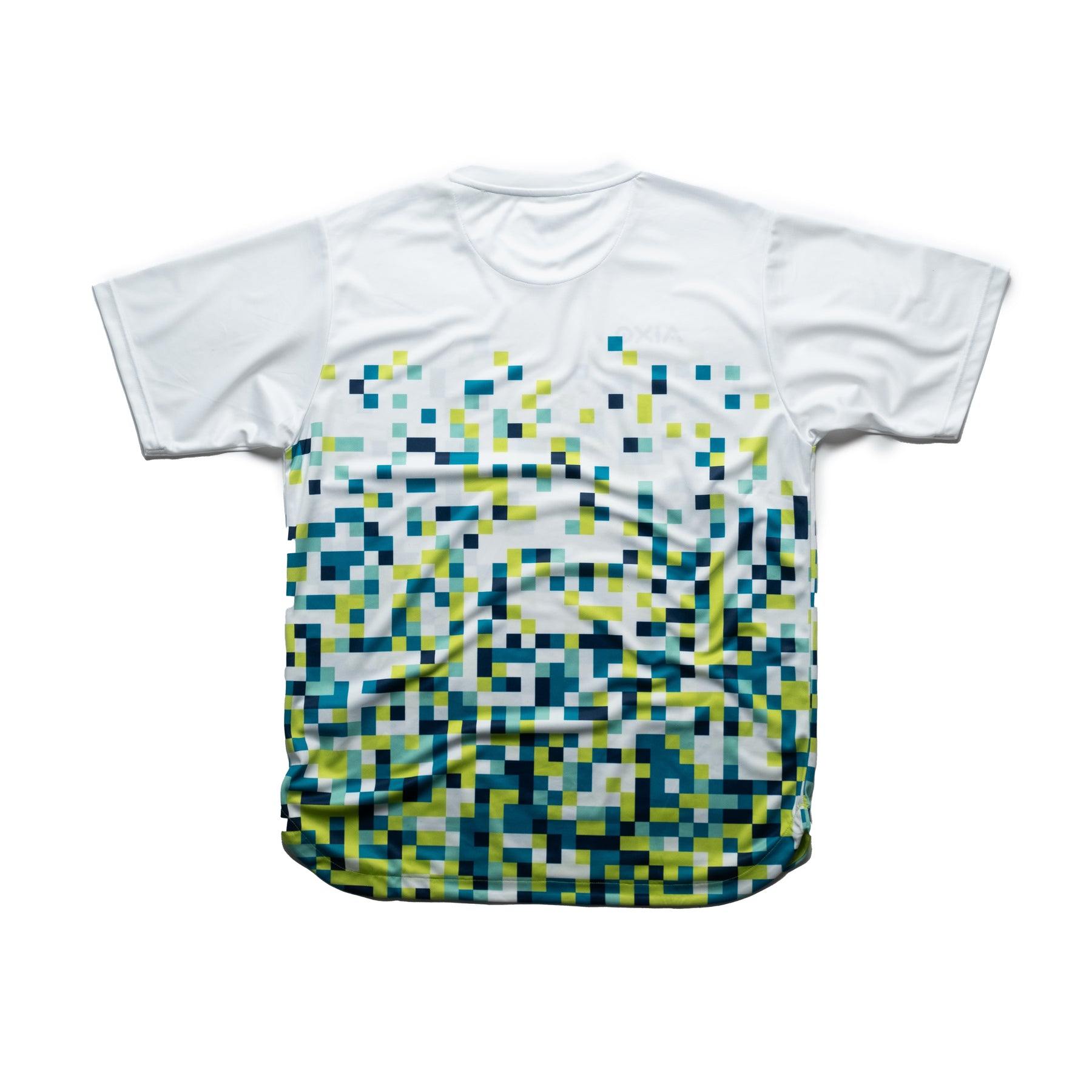 Aixo Pixel Mens T Shirt White