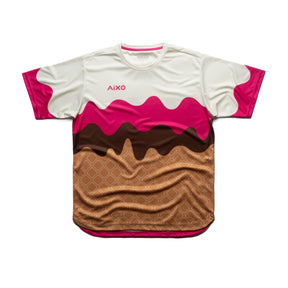 Aixo Sundae Mens T Shirt Vanilla Raspberry Chocolate