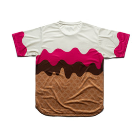 Aixo Sundae Mens T Shirt Vanilla Raspberry Chocolate