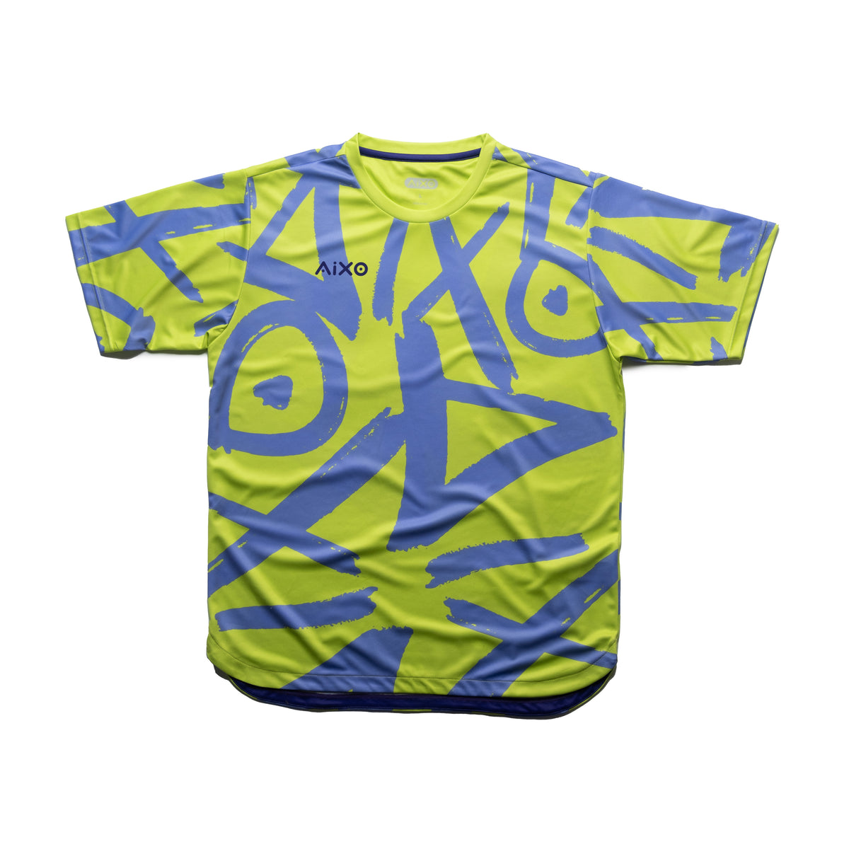 Aixo Tagged Mens T Shirt Lime