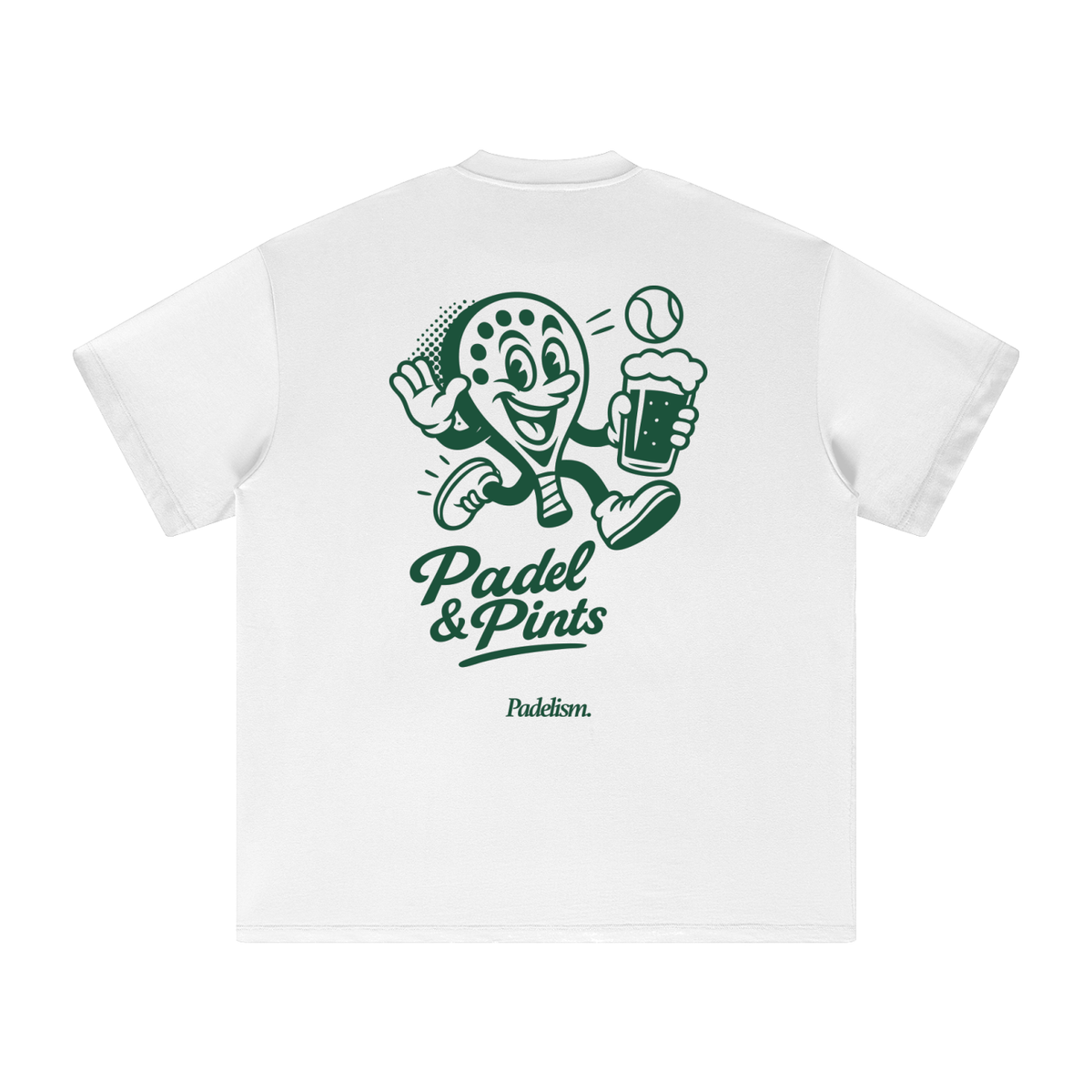Padel & Pints - Heavyweight T-Shirt Padelism