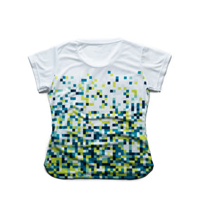 Aixo Pixel T Shirt Women (White)