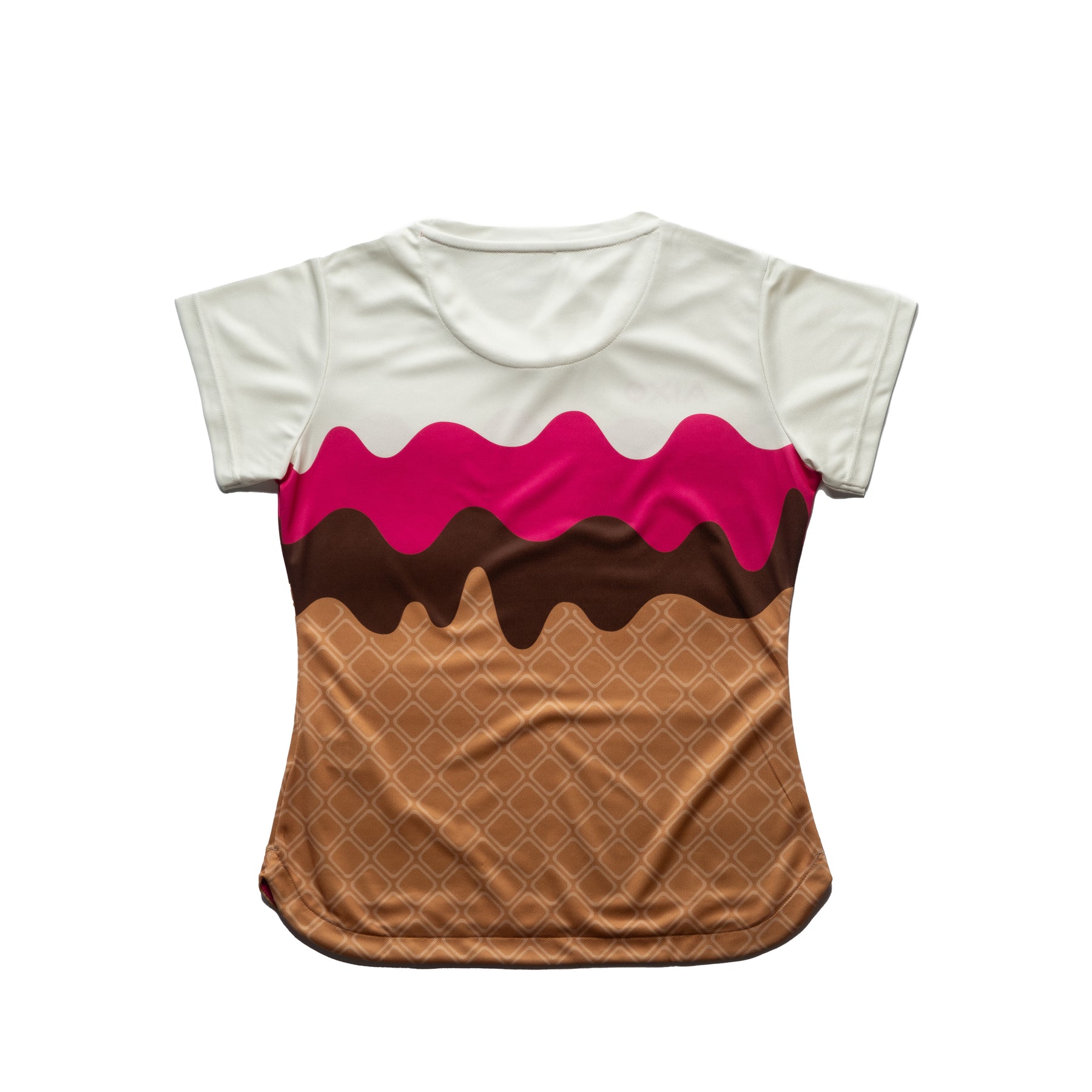 Aixo Sundae Womens T Shirt Vanilla Raspberry Chocolate