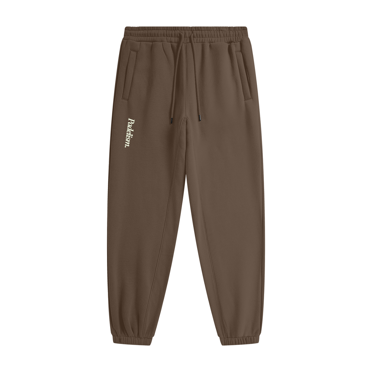Padelism Heavyweight Fleece Joggers Dark Brown Padelism