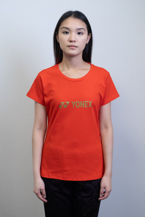 Yonex Red Dragon CNY2024 Cotton T Shirt TSB Womens Red