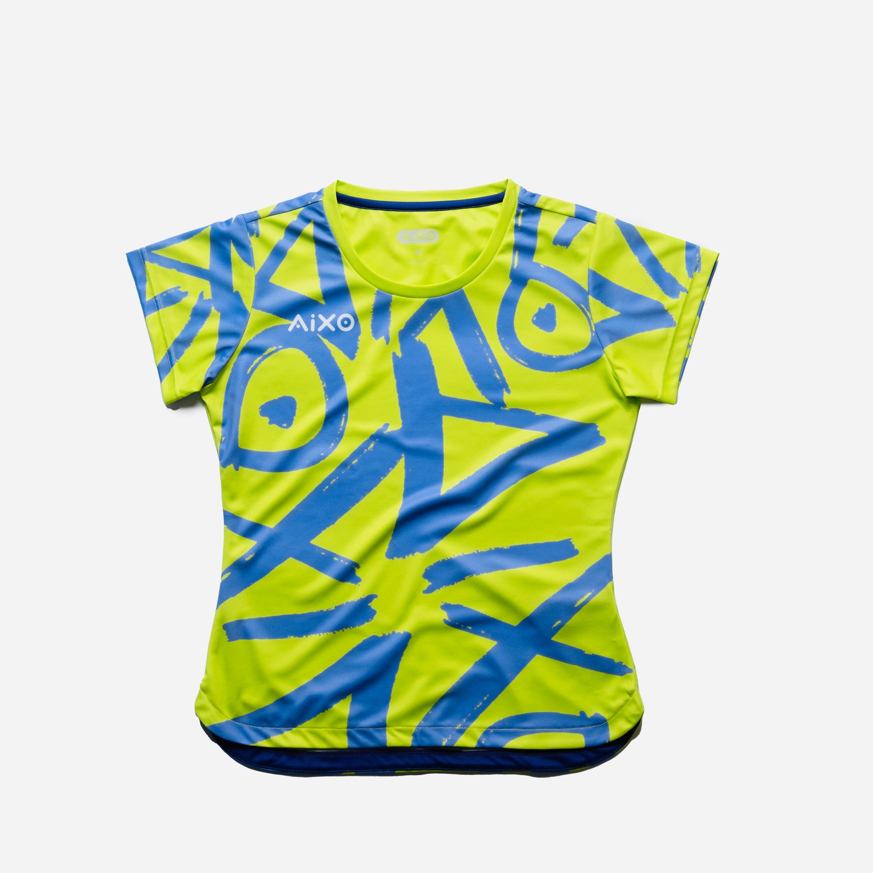 Aixo Tagged Womens T Shirt Lime