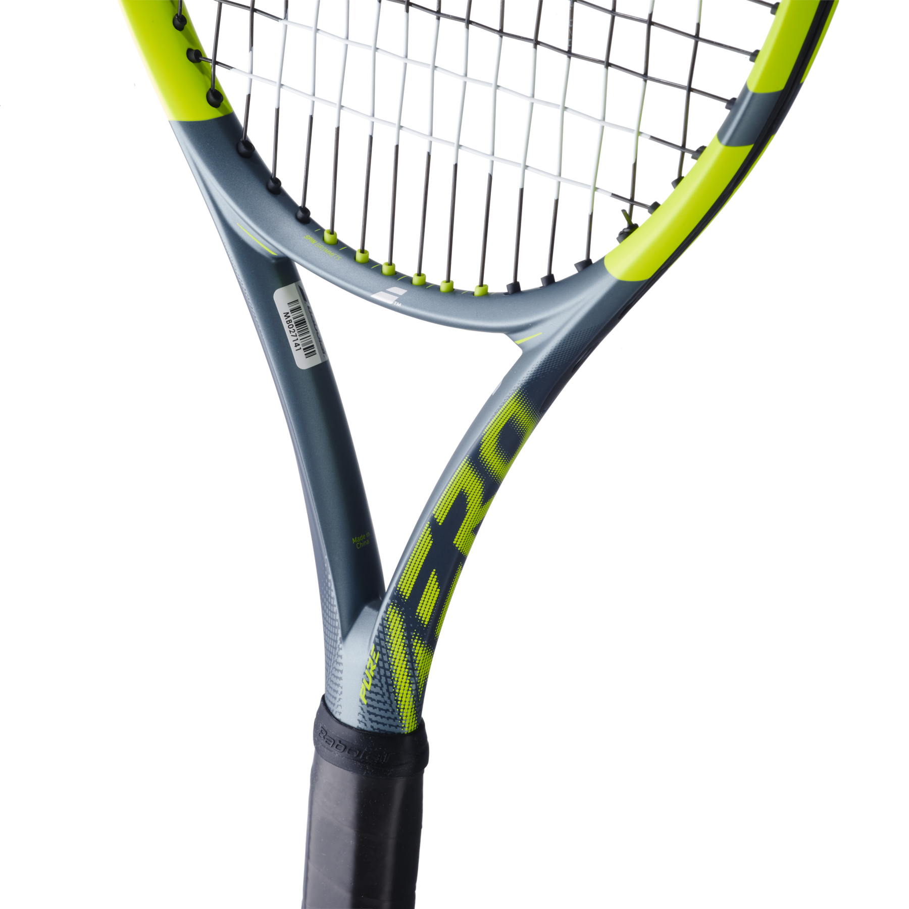 2026 バボラ　PURE AERO100 300g G2 Babolat Pure Aero 2026 Tennis Racket Unstrung - Grey/Yellow