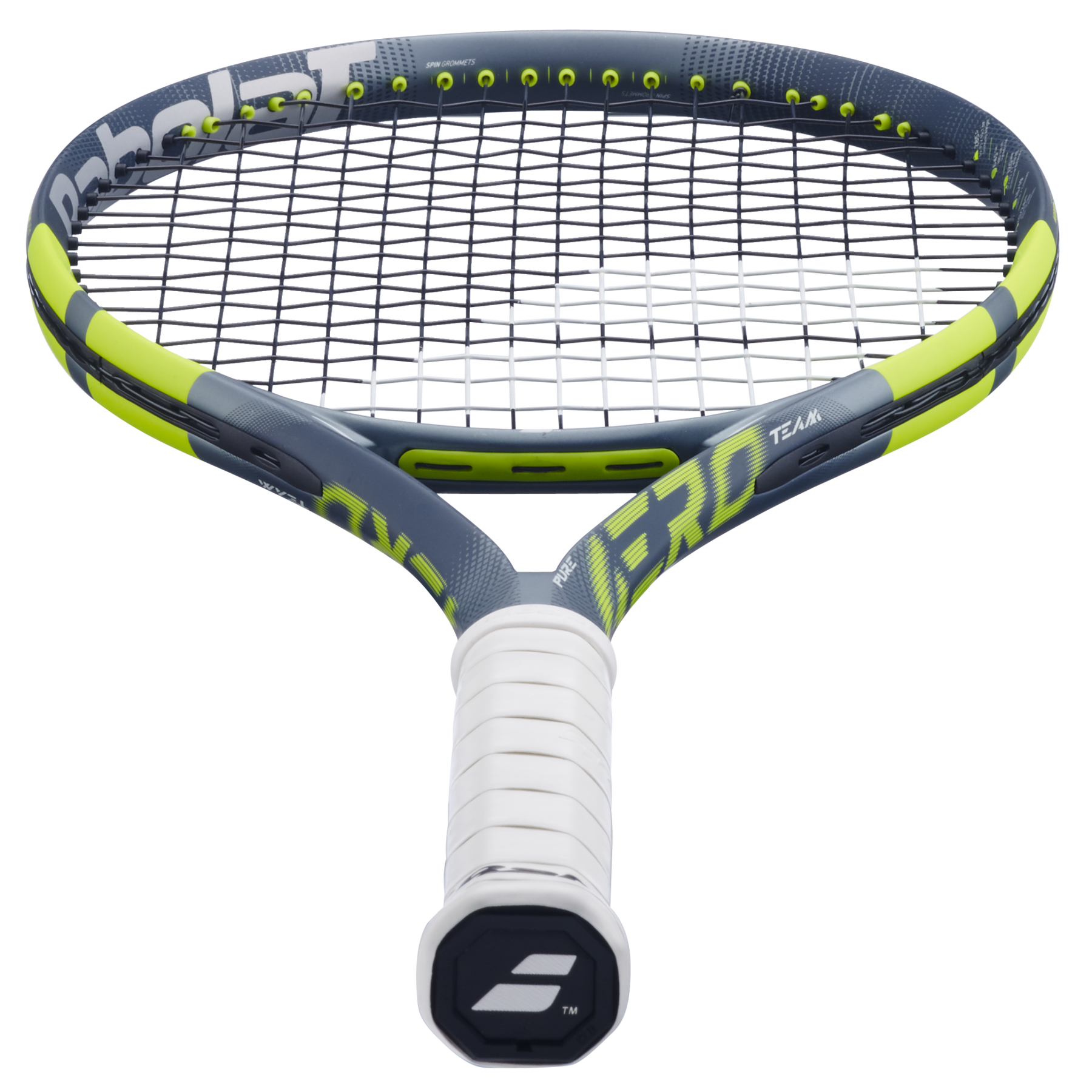 Babolat Pure Aero Team 2026 Tennis Racket Unstrung - Grey/Yellow Tennis Rackets Babolat