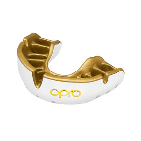 Opro Self-Fit Mouthguard Unisex - Youth/Adult White Gold Accessories Opro