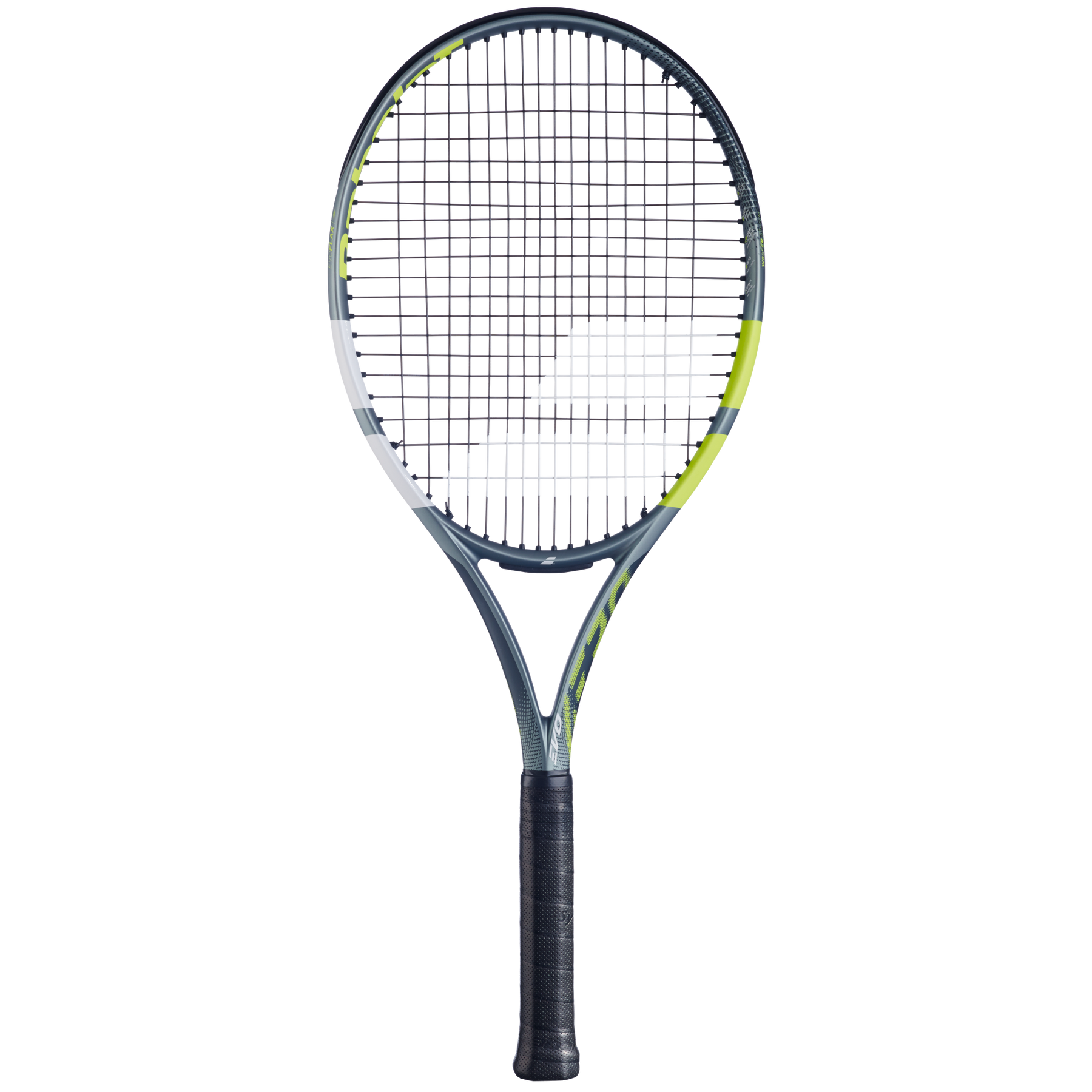 Babolat Evo Aero 2026 Tennis Racket Strung - Grey/Yellow Grey Yellow Tennis Rackets Babolat