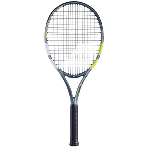 Babolat Evo Aero 2026 Tennis Racket Strung - Grey/Yellow Grey Yellow Tennis Rackets Babolat