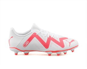 PUMA Future Play FG/AG Football Boots Men – Puma White/Fire Orchid