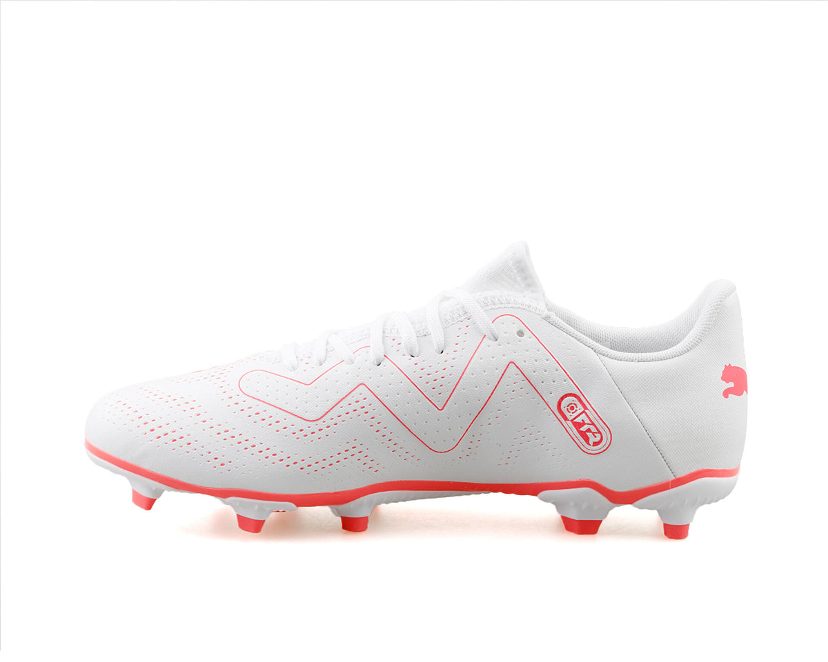 PUMA Future Play FG/AG Football Boots Men – Puma White/Fire Orchid