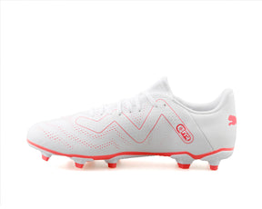 PUMA Future Play FG/AG Football Boots Men – Puma White/Fire Orchid