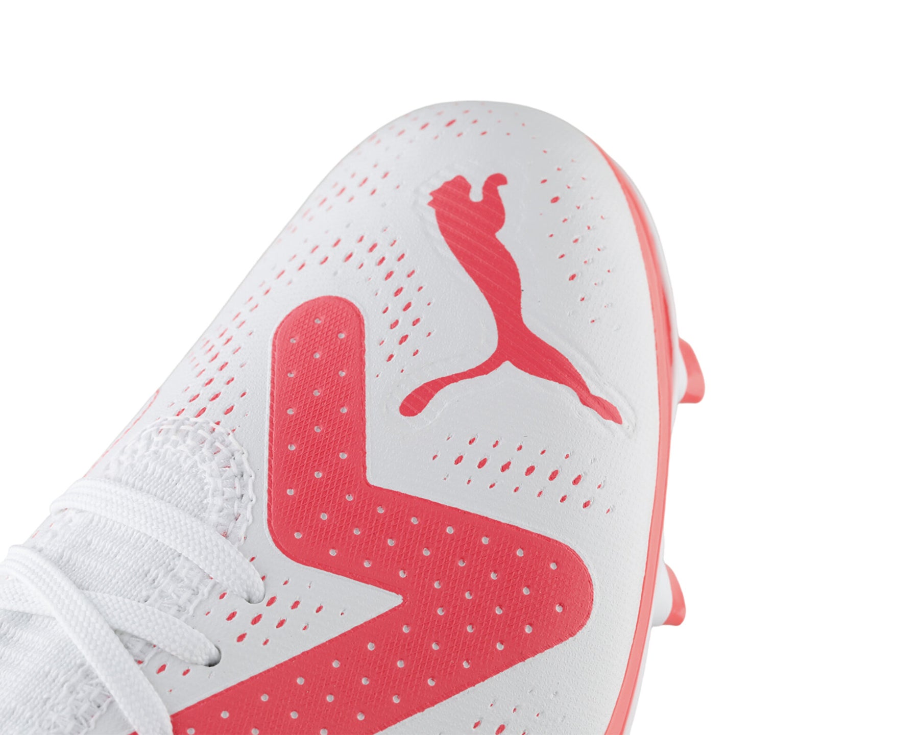 PUMA Future Play FG/AG Football Boots Men – Puma White/Fire Orchid