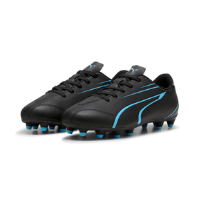 Puma Vitoria FG/AG Football Boots Junior - Puma Black/Luminous Blue shoes Puma