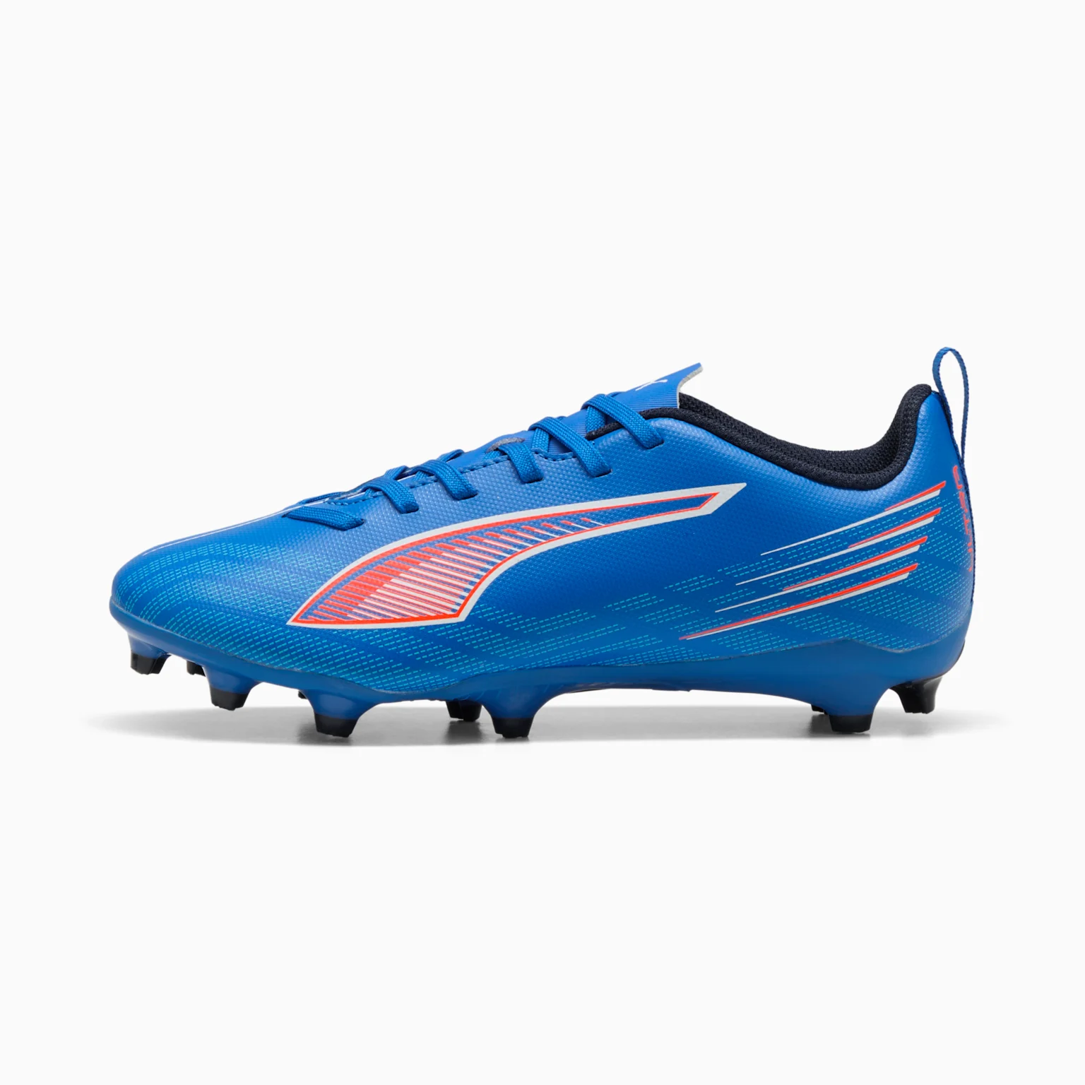 Puma ultra 6 Play FG/AG Football Boots Junior - Ultra Blue/Red Ultra Blue Puma White Glowing Red shoes Puma