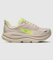 Hoka Bondi 9 Running Shoe Men - Grout/Neon Yuzu Grout Neon Yuzu Running Shoes Hoka