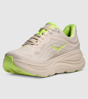 Hoka Bondi 9 Running Shoe Men - Grout/Neon Yuzu Running Shoes Hoka