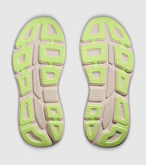 Hoka Bondi 9 Running Shoe Men - Grout/Neon Yuzu Running Shoes Hoka